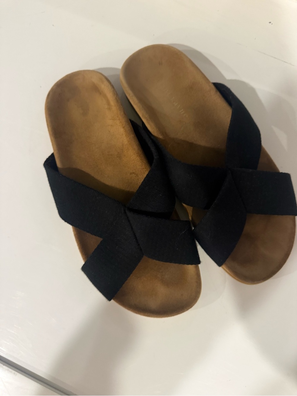 JENNI KAYNE - Crisscross Slide Sandals